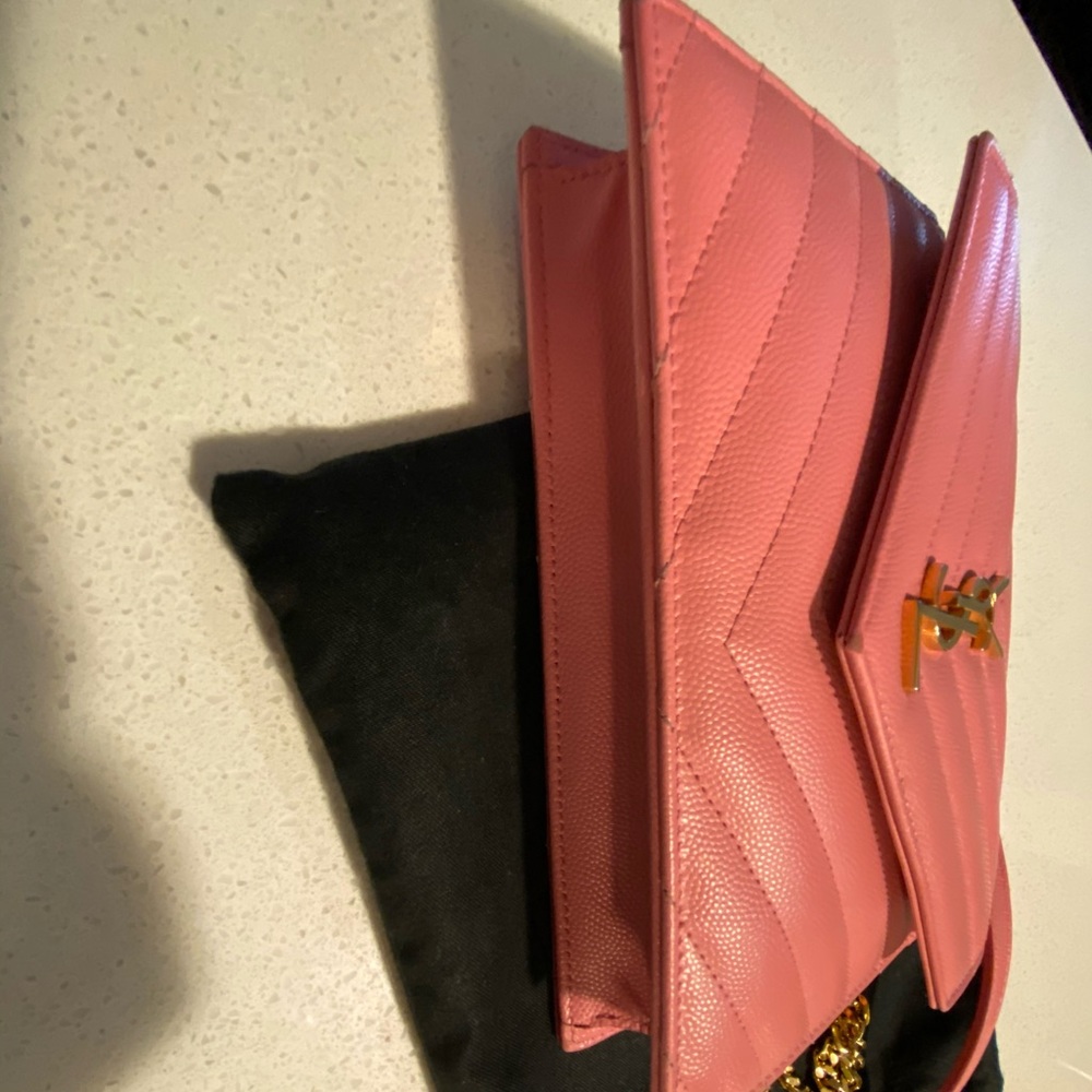 YSL Wallet On Chain Pink - Picture 6 of 7